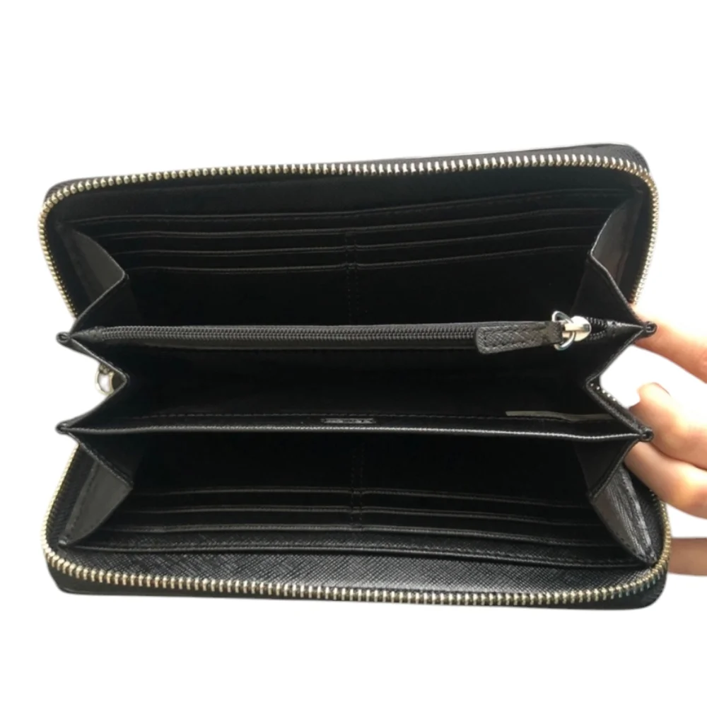 Coach Embossed Liquid Gloss Long Wallet EUC